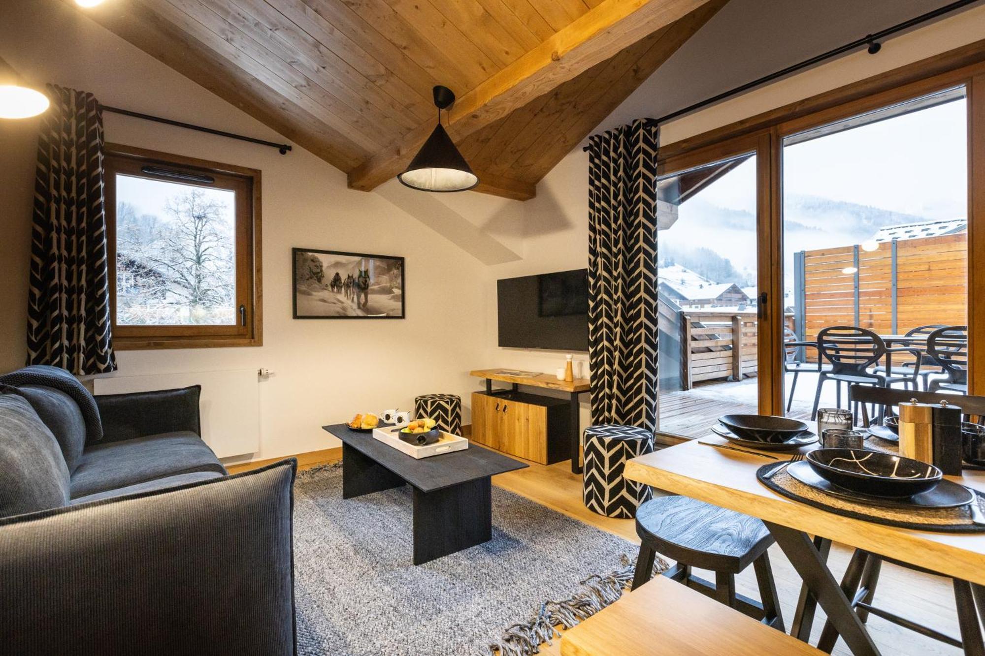 Aparthotel Terresens - Le Flocon Blanc à Abondance Extérieur photo